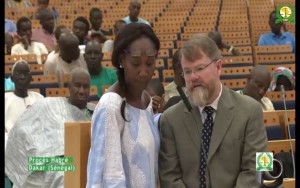 Patrick Ball testifying at Habré's trial (with translator), 18 Sept. 2015